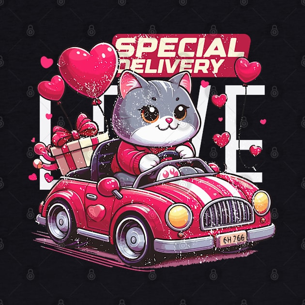 Cat Special Delivery by Gofart